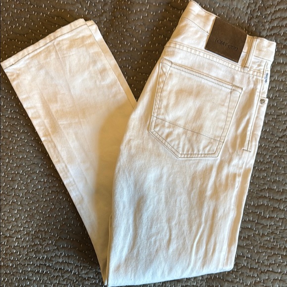 Tom Ford Other - Tom Ford Classic Cream Jeans